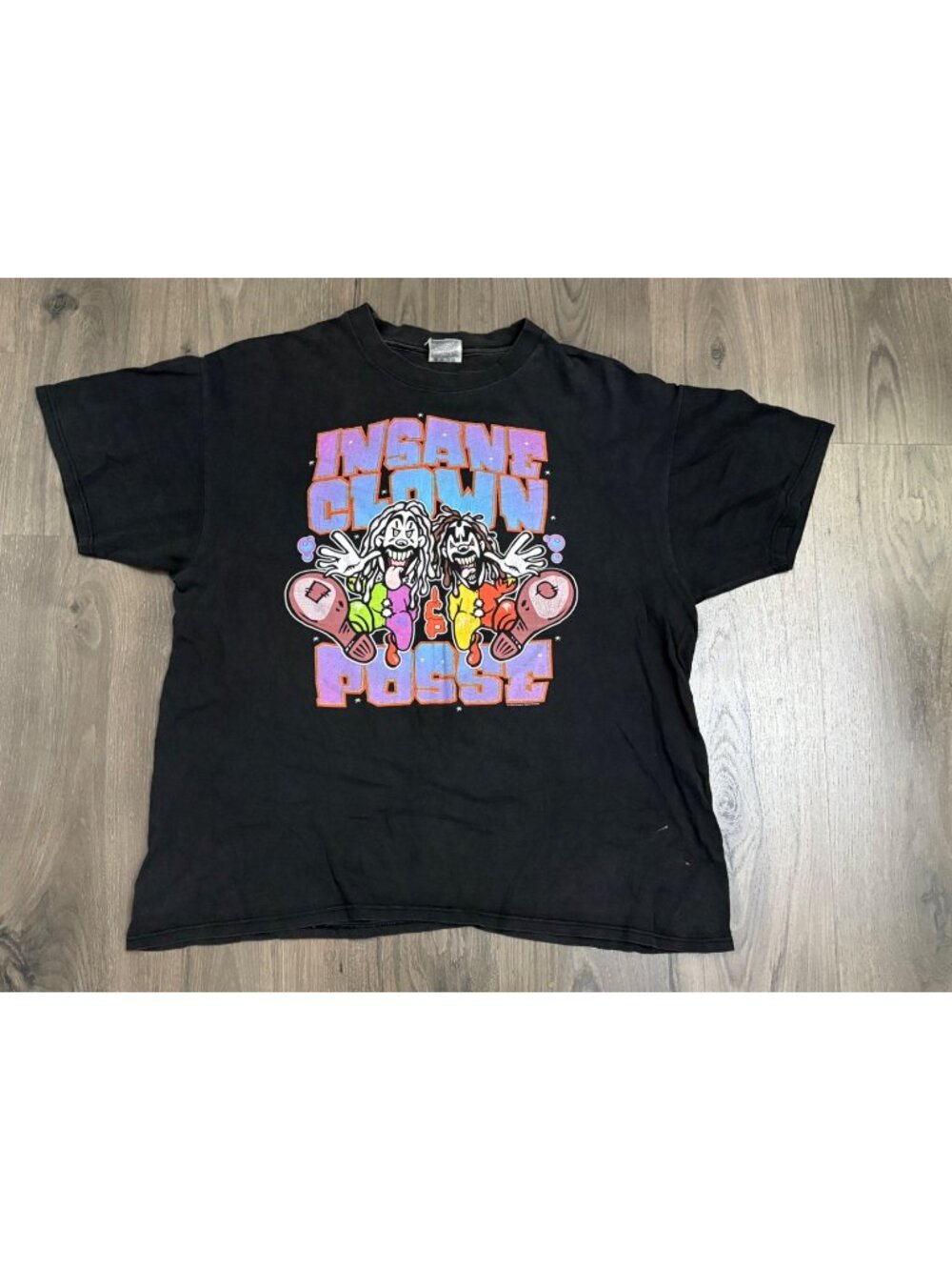 Vintage Insane Clown Posse Concert T Shirt Black XL ICP 1998 90s - Wear